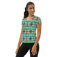 DMV 0231 Chic Boho All-Over Print Women's Athletic T-shirt