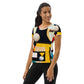 DMV 0055 Retro Art All-Over Print Women's Athletic T-shirt