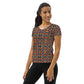 DMV 0045 Psy Artsy All-Over Print Women's Athletic T-shirt