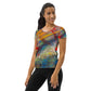 DMV 0248 Avant Garde All-Over Print Women's Athletic T-shirt