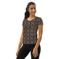 DMV 0091 Psy Artsy All-Over Print Women's Athletic T-shirt