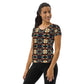 DMV 0127 Conceptual Artsy All-Over Print Women's Athletic T-shirt