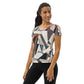 DMV 0264 Abstract Art All-Over Print Women's Athletic T-shirt