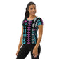 DMV 0122 Boho All-Over Print Women's Athletic T-shirt