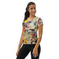 DMV 0100 Avant Garde All-Over Print Women's Athletic T-shirt