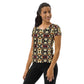 DMV 0247 Geo Boho All-Over Print Women's Athletic T-shirt