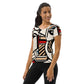 DMV 0226 Boho All-Over Print Women's Athletic T-shirt