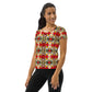 DMV 0203 Vintage Artsy All-Over Print Women's Athletic T-shirt