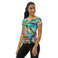 DMV 0167 Boho All-Over Print Women's Athletic T-shirt