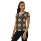 DMV 0406 Conceptual Artsy All-Over Print Women's Athletic T-shirt