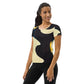 DMV 0421 Retro Art All-Over Print Women's Athletic T-shirt