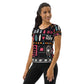 DMV 0605 Boho All-Over Print Women's Athletic T-shirt