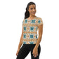 DMV 0494 Vintage Artsy All-Over Print Women's Athletic T-shirt