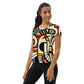 DMV 1063 Boho All-Over Print Women's Athletic T-shirt