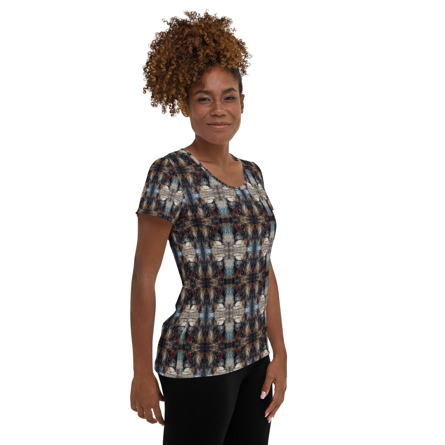 All-Over Print Women's Athletic T-shirt