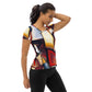 DMV 0067 Abstract Art All-Over Print Women's Athletic T-shirt