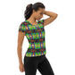 DMV 0077 Avant Garde Artsy All-Over Print Women's Athletic T-shirt