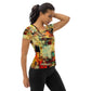 DMV 0132 Avant Garde All-Over Print Women's Athletic T-shirt