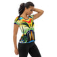 DMV 0258 Retro Art All-Over Print Women's Athletic T-shirt