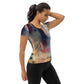 DMV 1718 Avant Garde All-Over Print Women's Athletic T-shirt