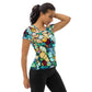 DMV 1544 Boho All-Over Print Women's Athletic T-shirt