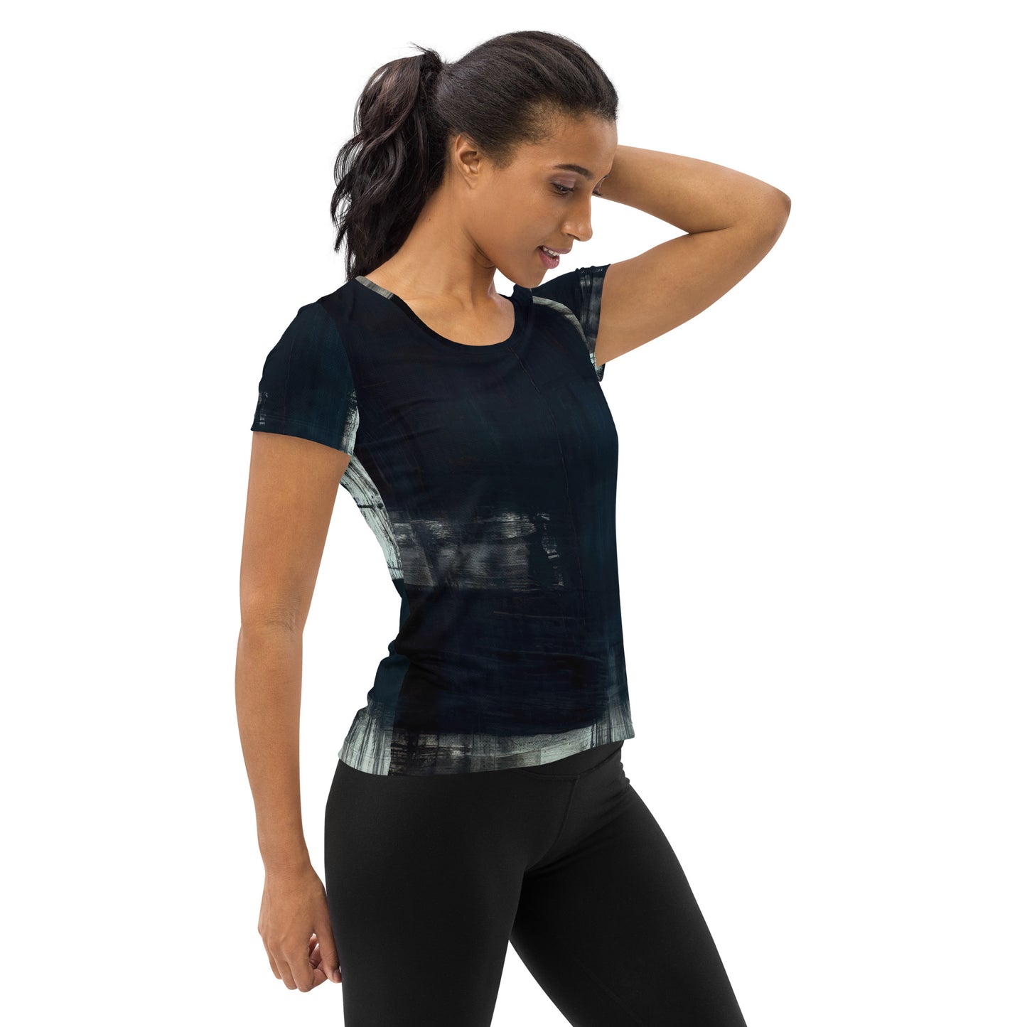 DMV 1122 Avant Garde All-Over Print Women's Athletic T-shirt