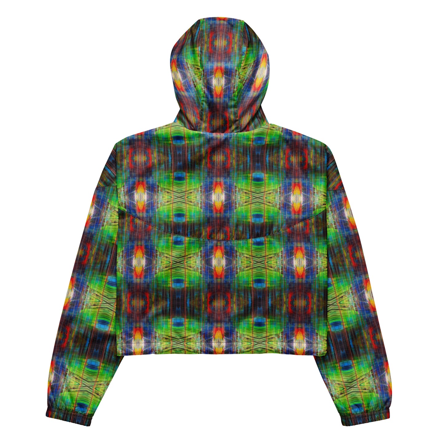 DMV 0077 Avant Garde Artsy Women’s cropped windbreaker