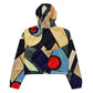 DMV 0234 Abstract Art Women’s cropped windbreaker