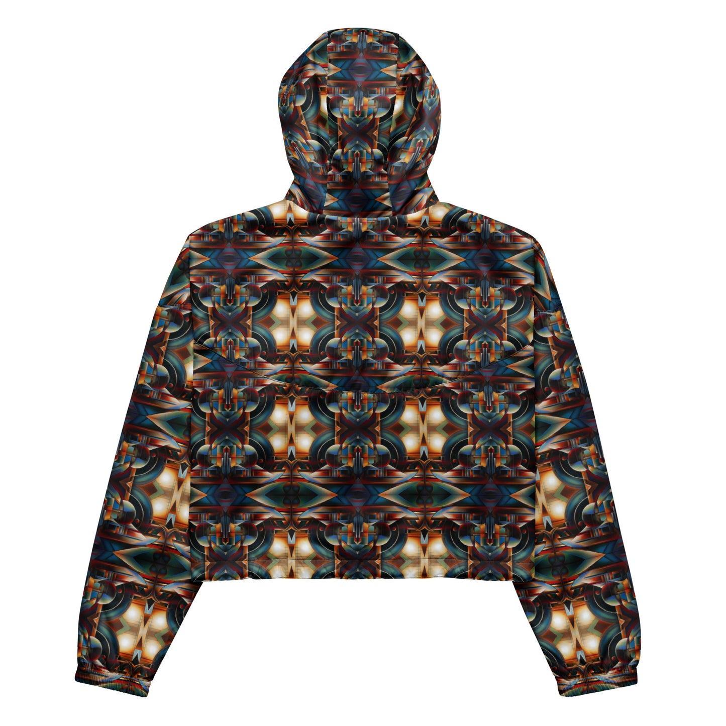 DMV 0127 Conceptual Artsy Women’s cropped windbreaker