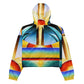 DMV 0262 Retro Art Women’s cropped windbreaker