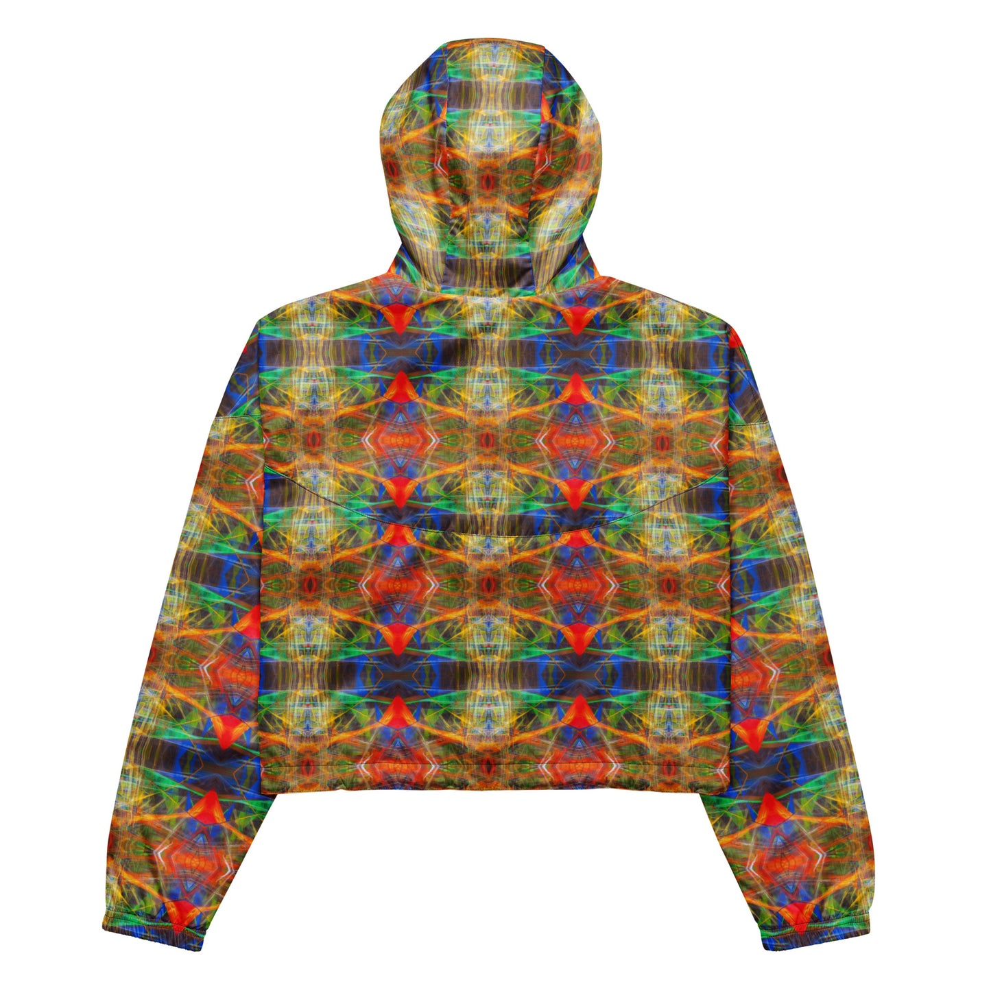 DMV 0191 Avant Garde Artsy Women’s cropped windbreaker