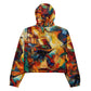 DMV 0416 Abstract Art Women’s cropped windbreaker