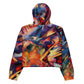 DMV 0308 Abstract Art Women’s cropped windbreaker