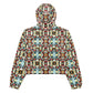 DMV 0184 Geo Boho Women’s cropped windbreaker