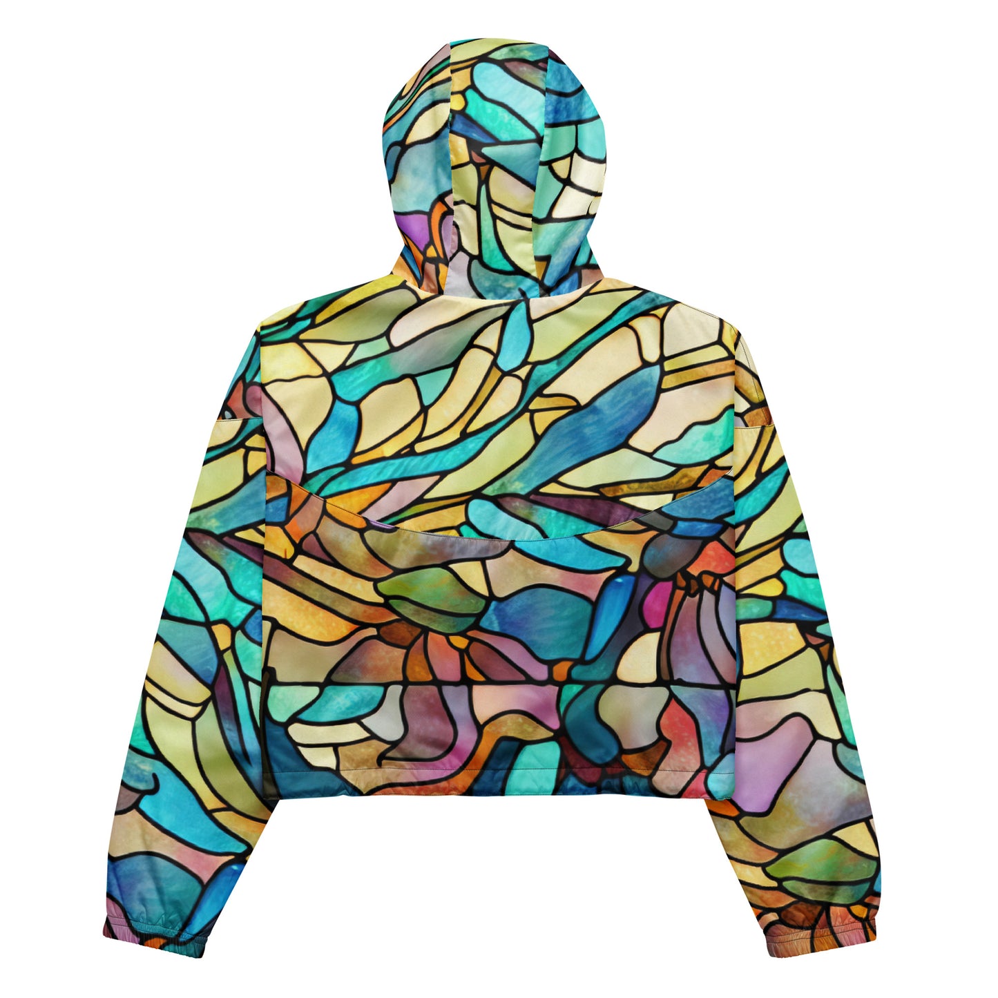 DMV 0167 Boho Women’s cropped windbreaker