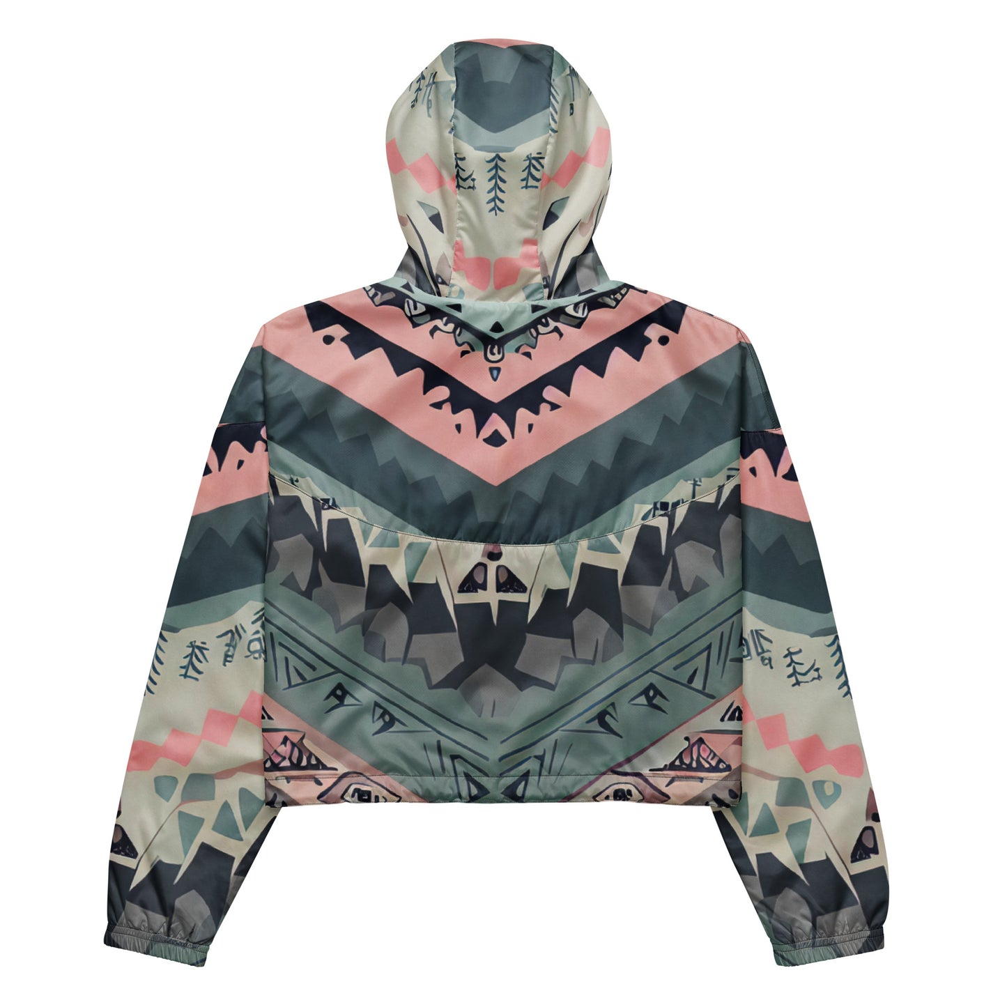 DMV 0306 Boho Women’s cropped windbreaker