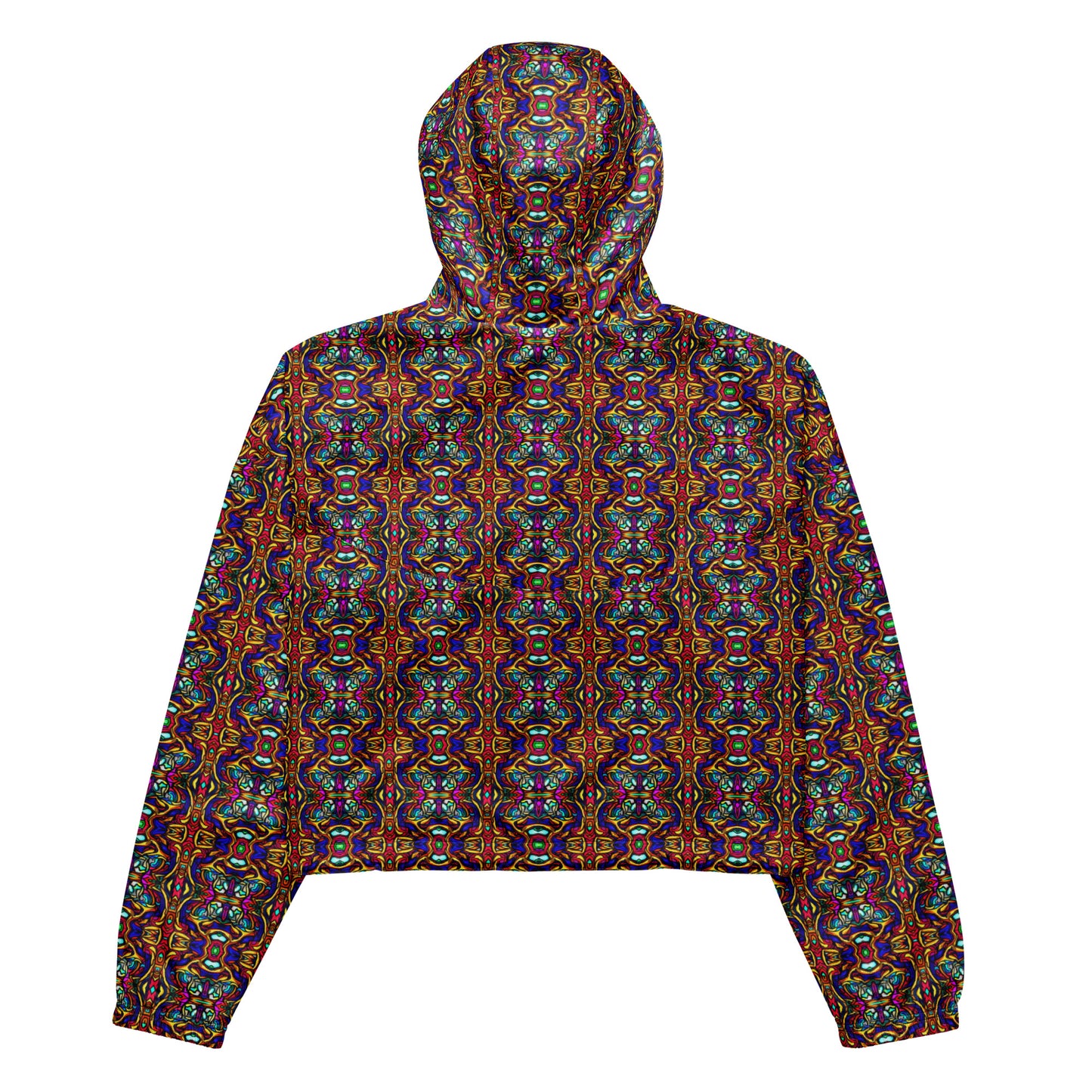 DMV 0190 Psy Artsy Women’s cropped windbreaker