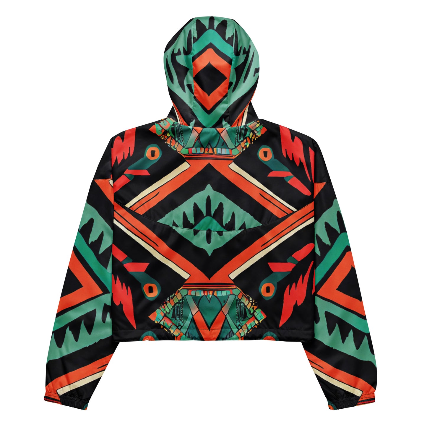 DMV 0154 Boho Women’s cropped windbreaker