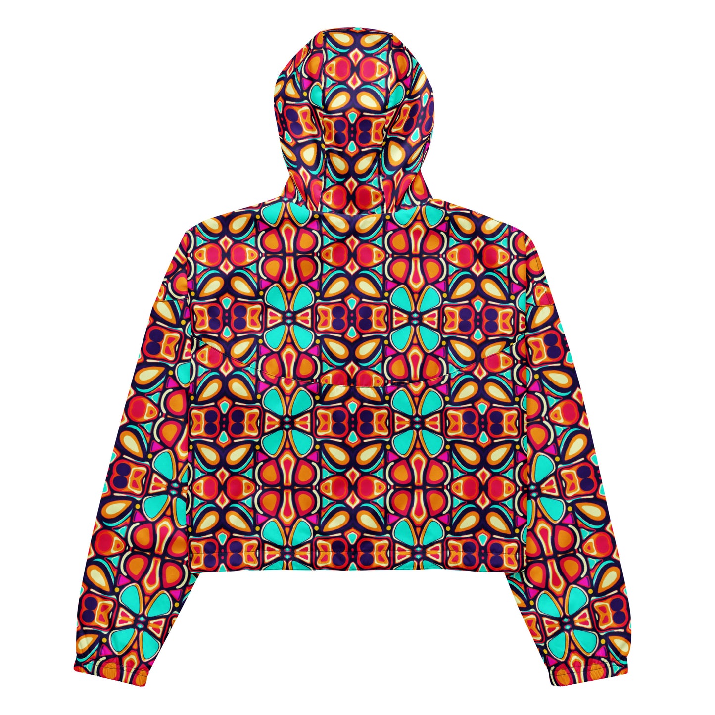 DMV 0207 Vintage Artsy Women’s cropped windbreaker