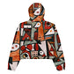 DMV 0522 Retro Art Women’s cropped windbreaker