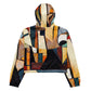 DMV 0466 Abstract Art Women’s cropped windbreaker