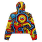 DMV 0645 Psy Art Women’s cropped windbreaker