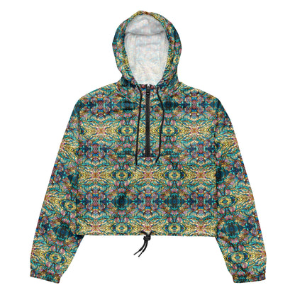 DMV 0049 Chic Boho Women’s cropped windbreaker