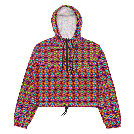 DMV 0046 Psy Artsy Women’s cropped windbreaker