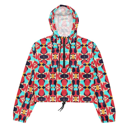 DMV 0030 Vintage Artsy Women’s cropped windbreaker