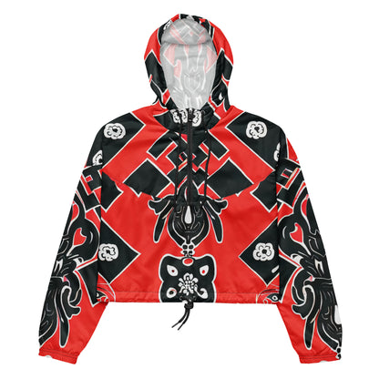 DMV 0017 Boho Women’s cropped windbreaker