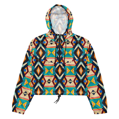 DMV 0111 Classic Boho Women’s cropped windbreaker