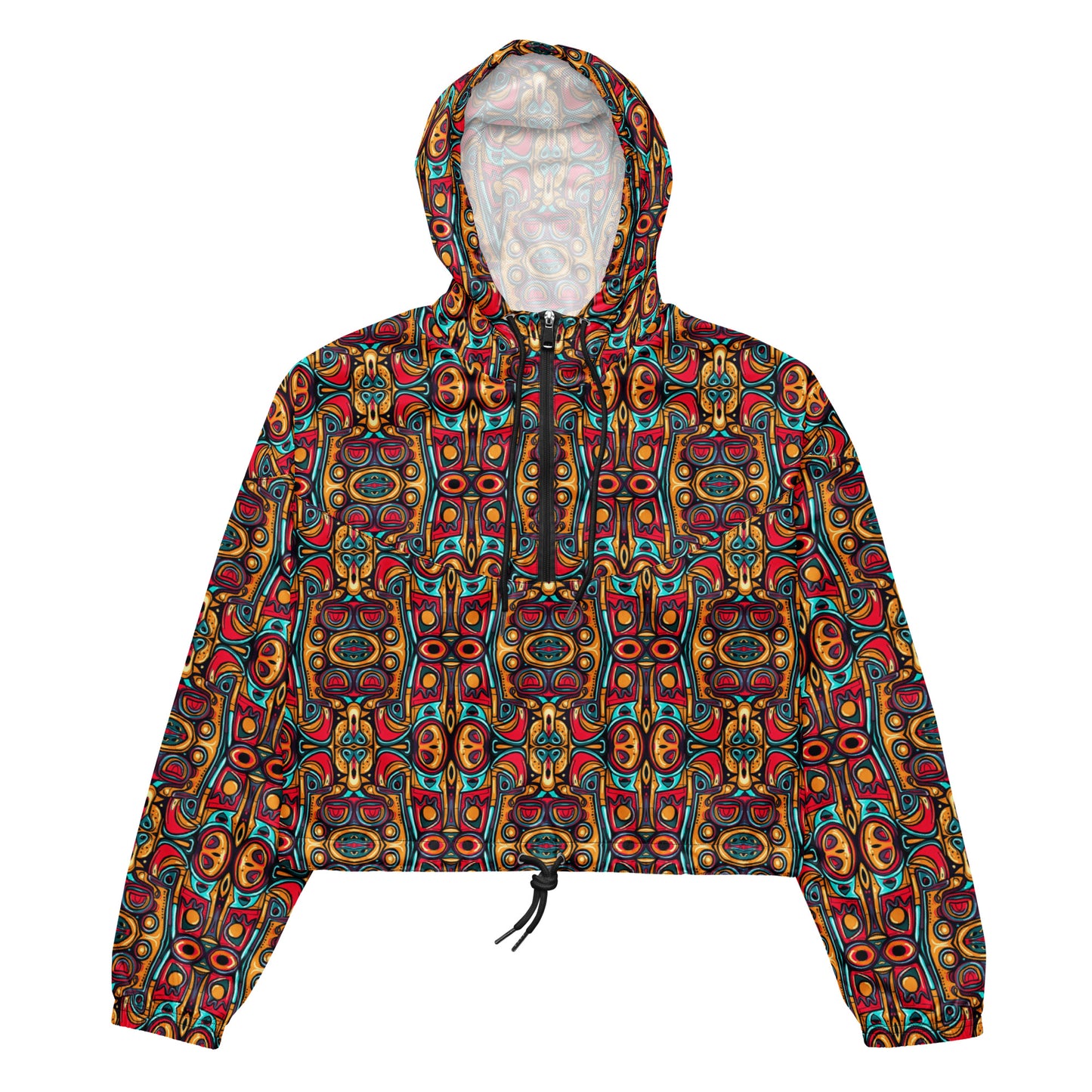 DMV 0249 Psy Artsy Women’s cropped windbreaker