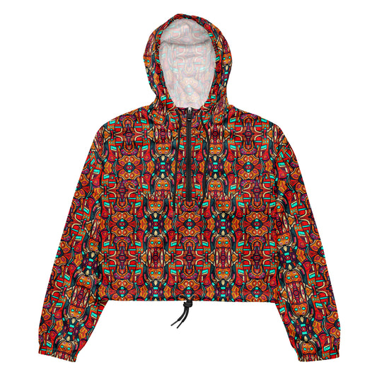 DMV 0110 Psy Artsy Women’s cropped windbreaker