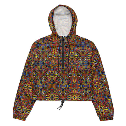 DMV 0108 Psy Artsy Women’s cropped windbreaker